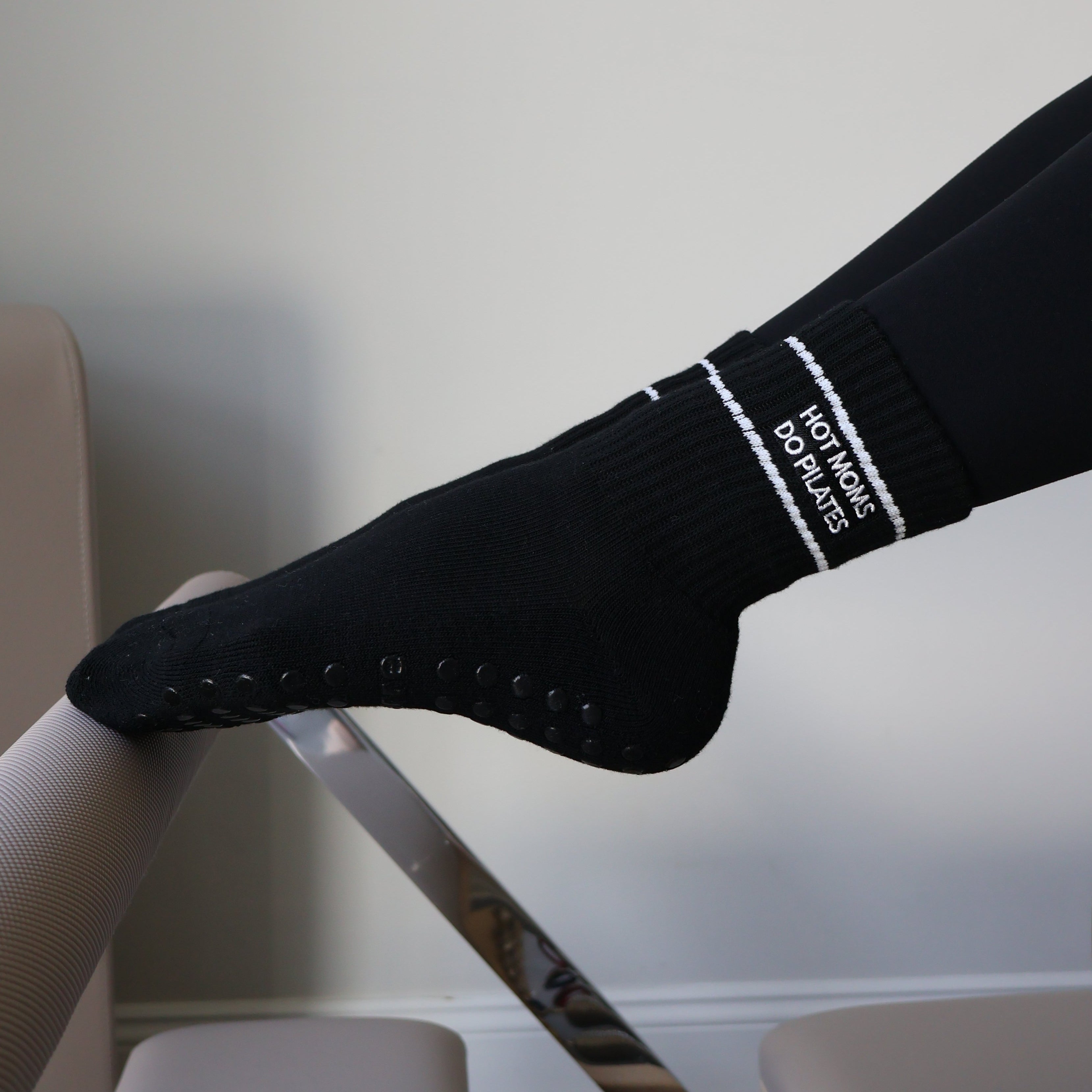hot moms do pilates grip socks for moms