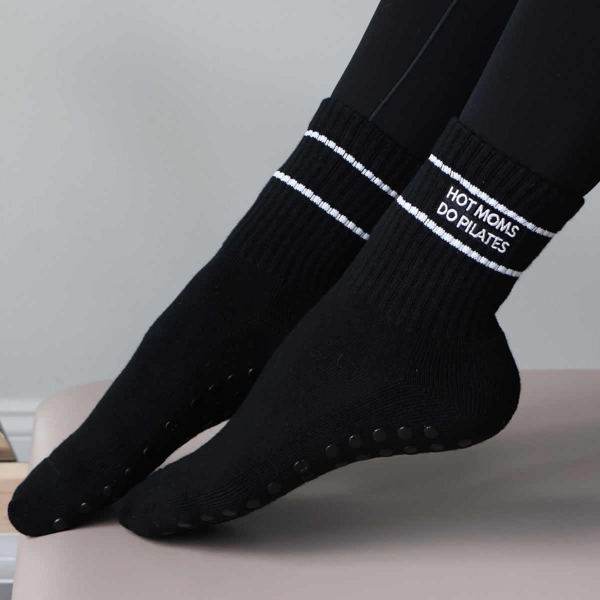 hot moms do pilates socks - pilates socks for moms