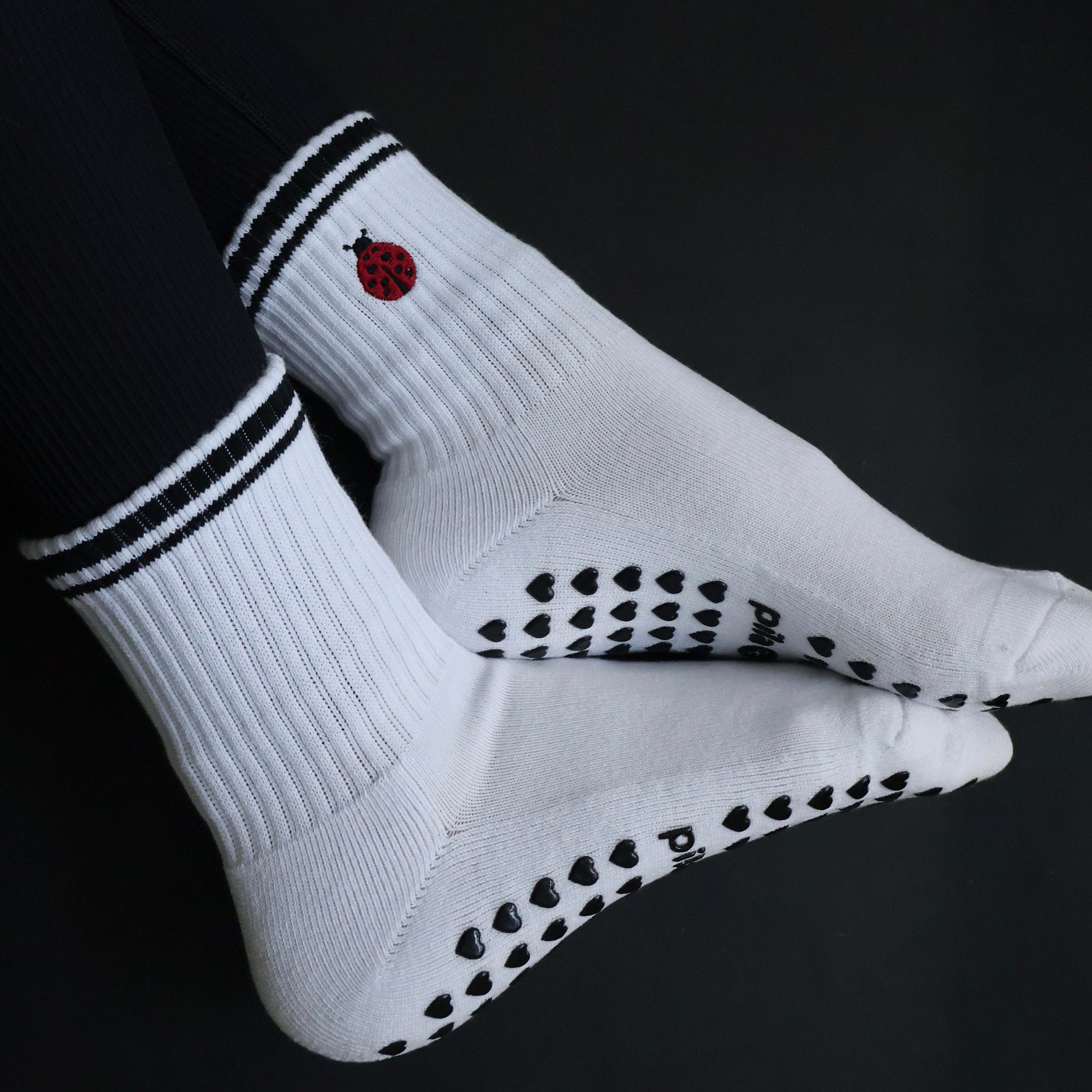 ladybug grip socks for barre