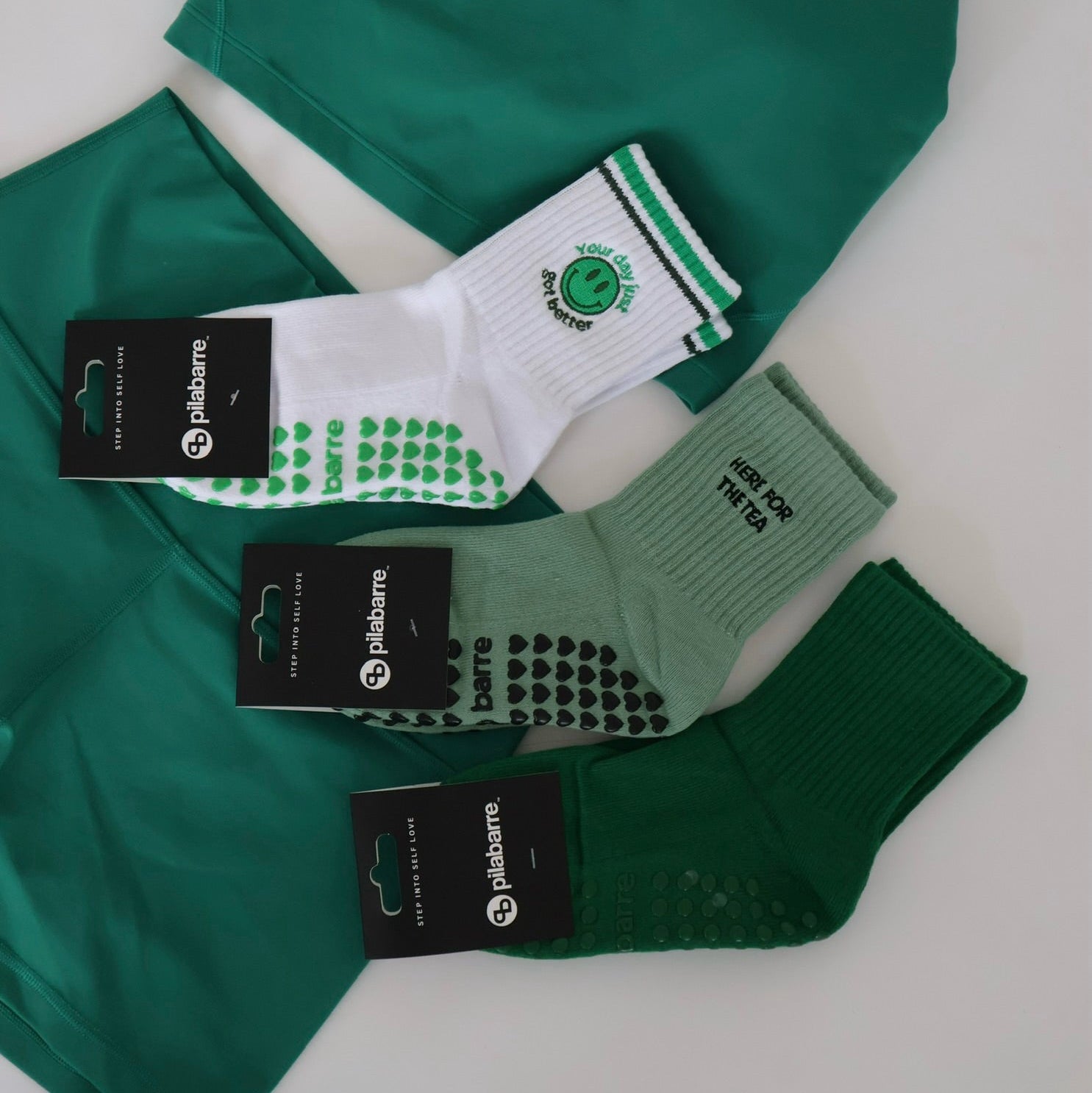 green-pilates-grip-sock-bundle