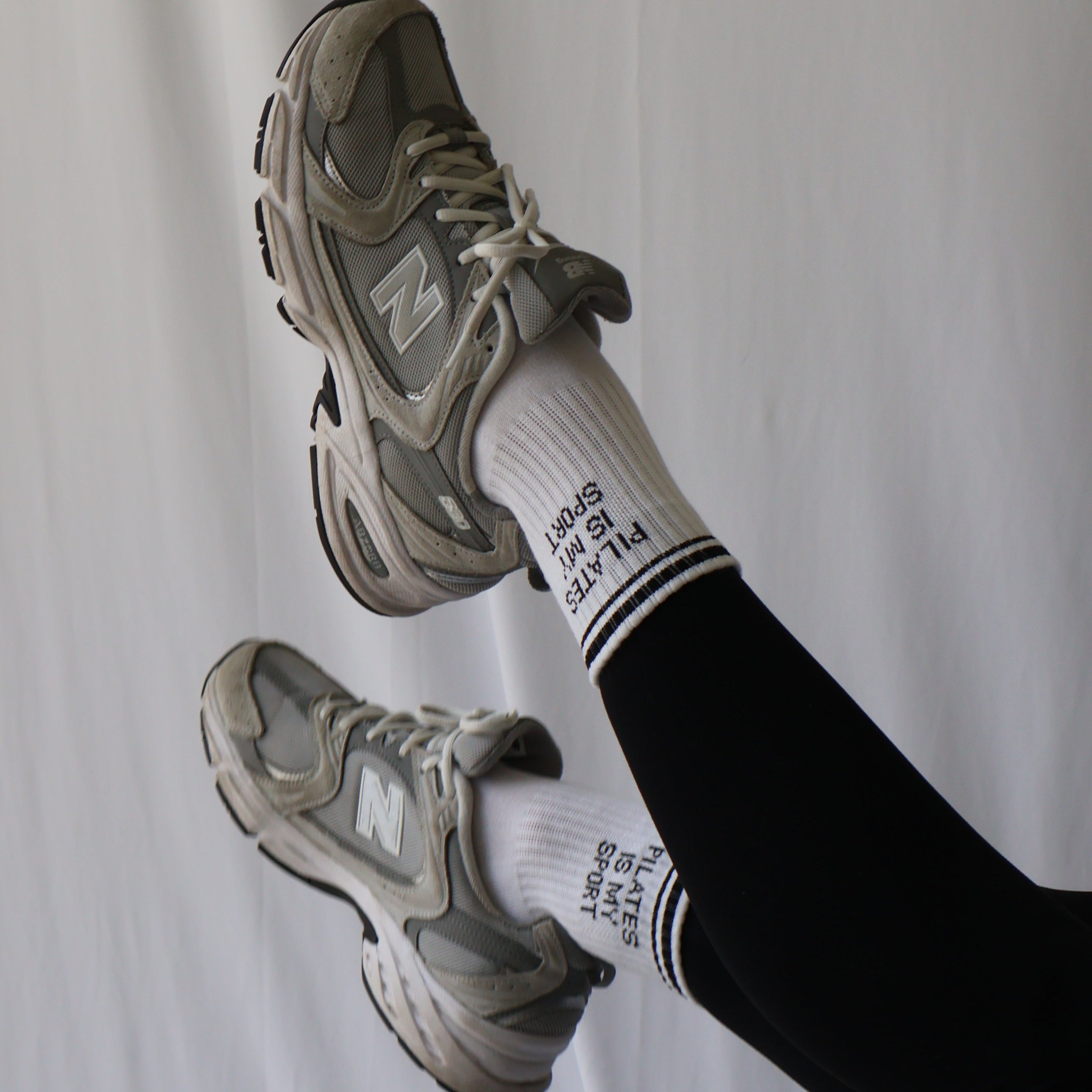 pilates is my sport grip yoga barre socks