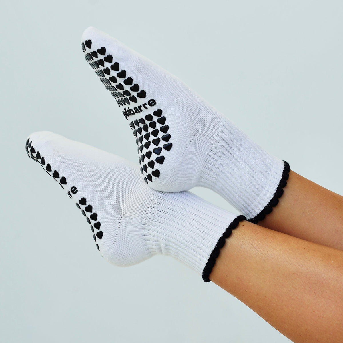 pilates socks with ruffles