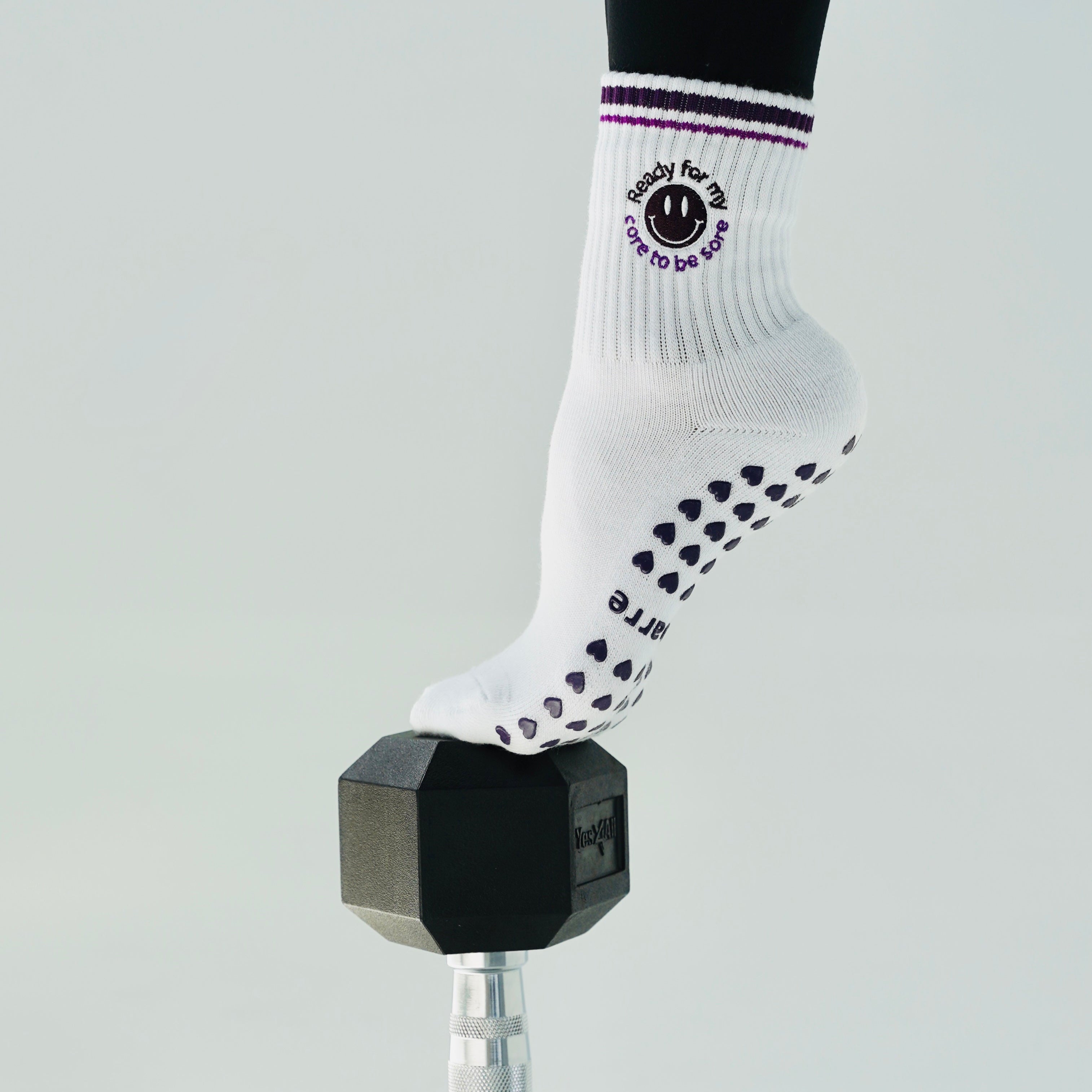 ready for me core to be sore grip socks for pilates