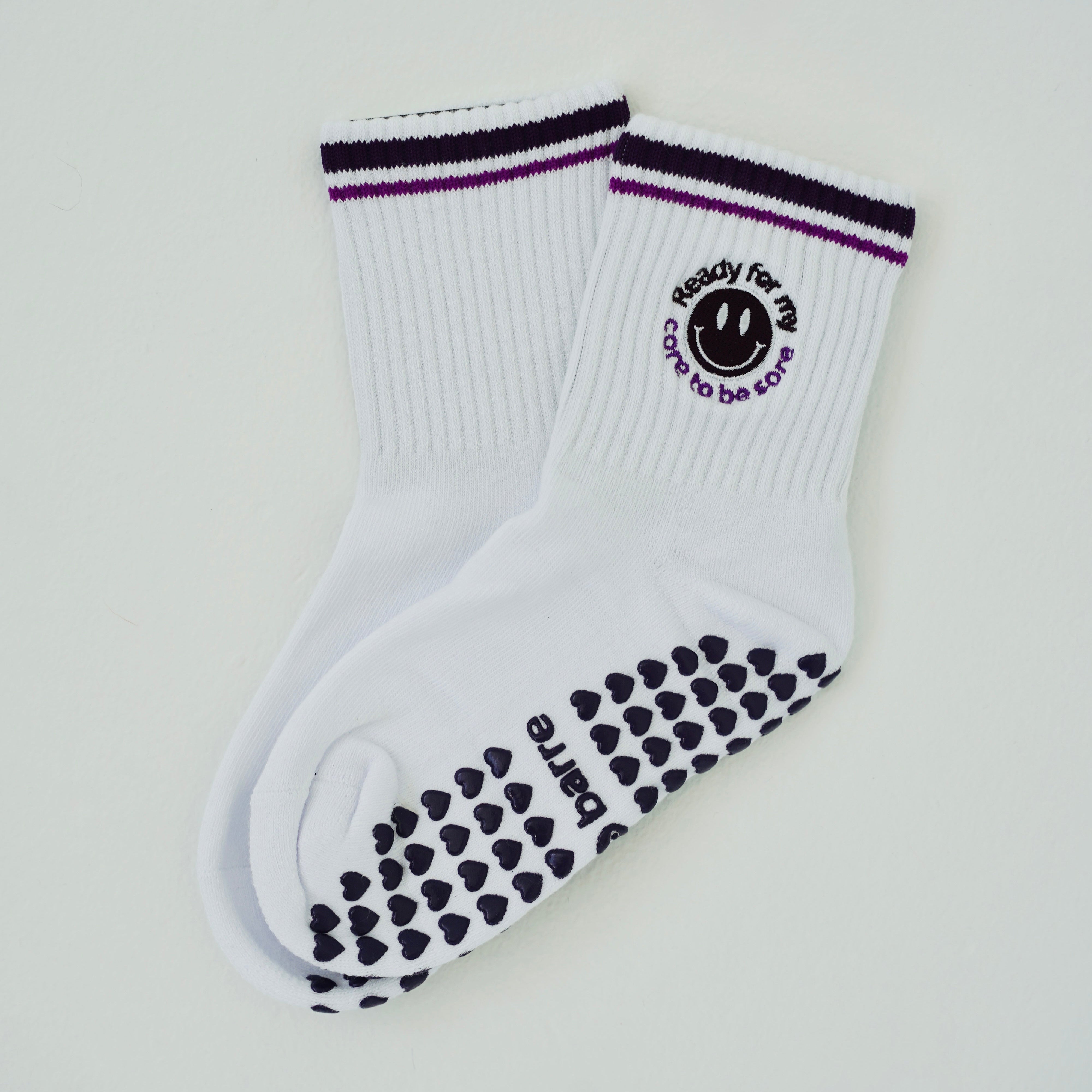 ready for my core to be sore grip socks