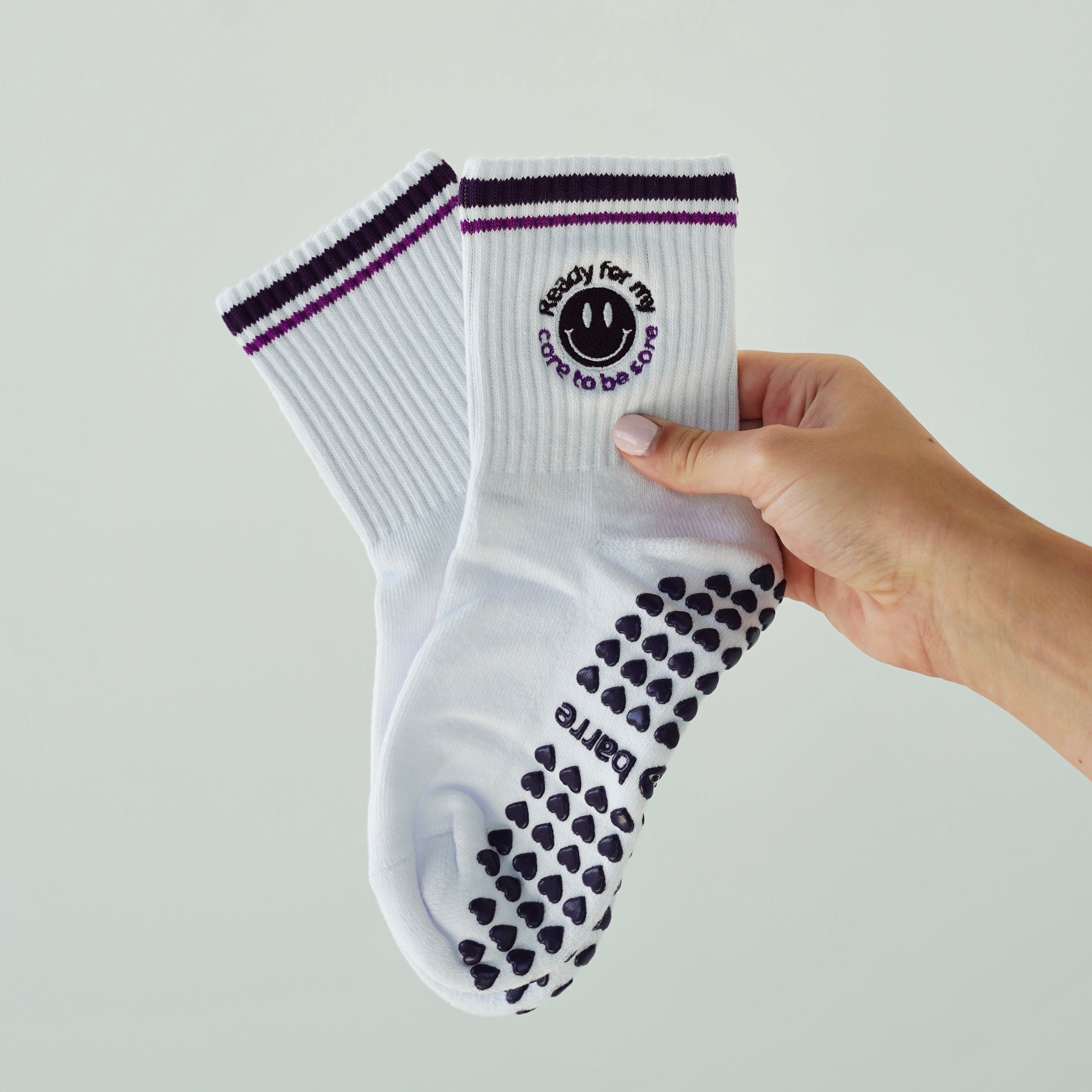 ready for my core to be sore pilates socks
