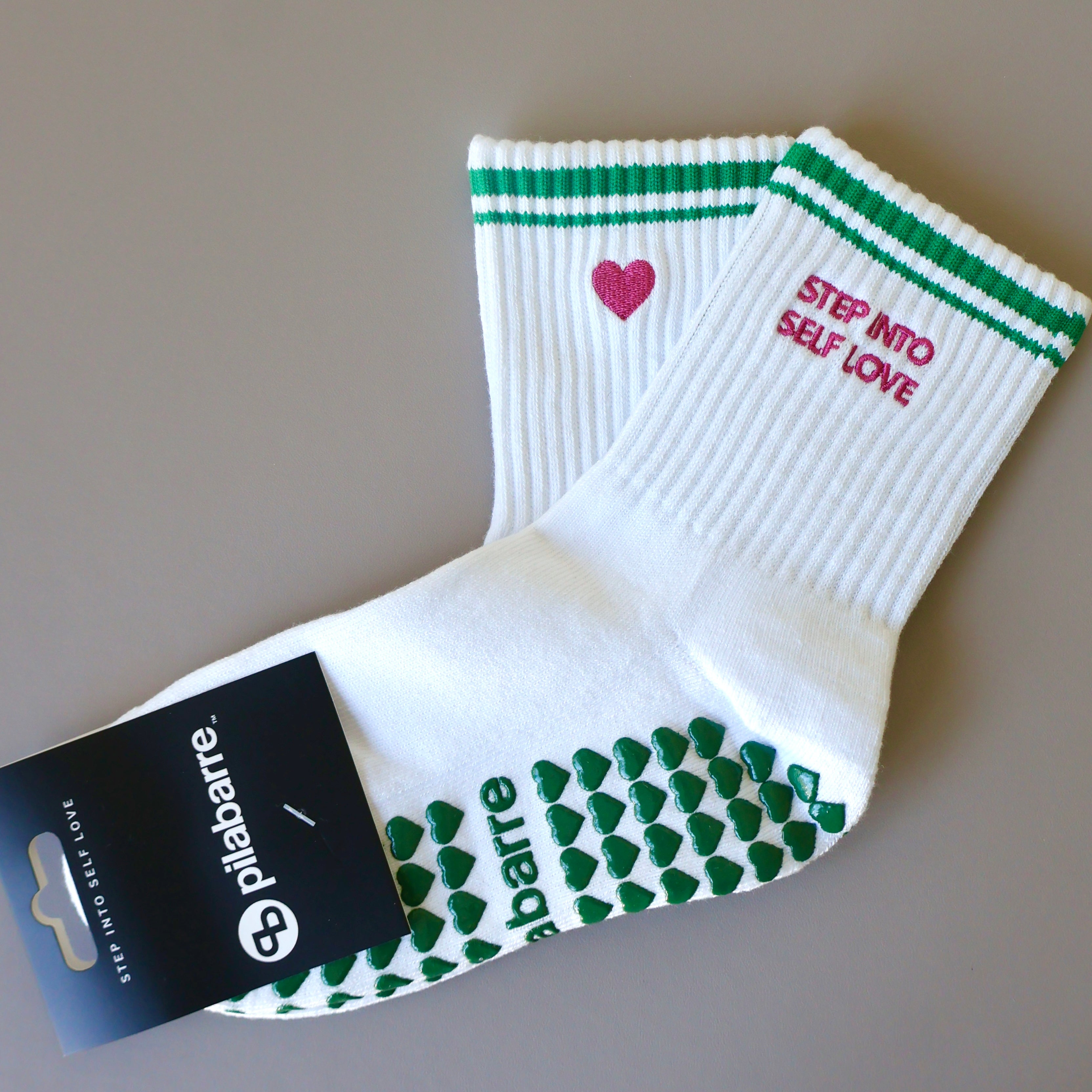 Step Into Self Love Grip Socks