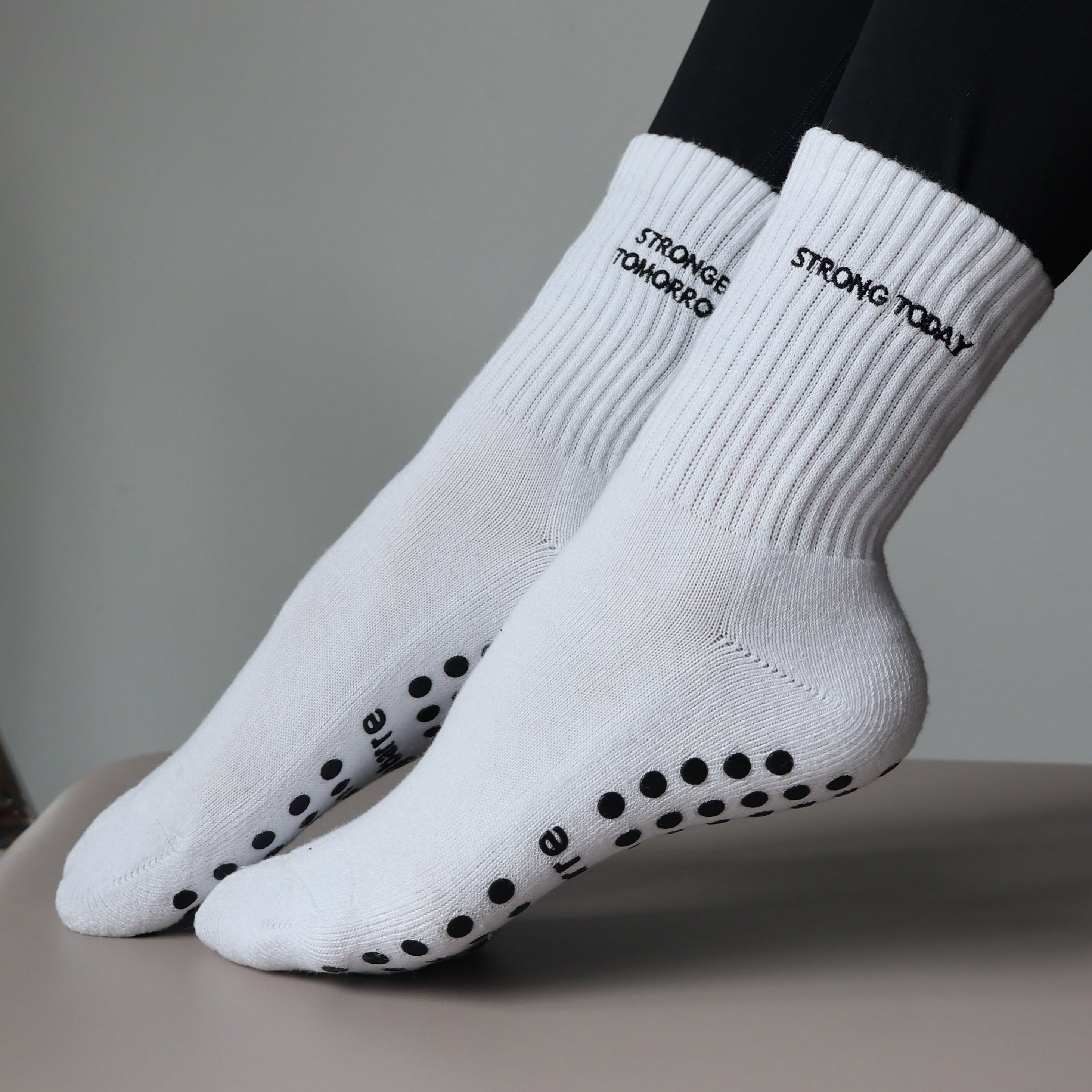 strong today and stronger tomorrow grip socks