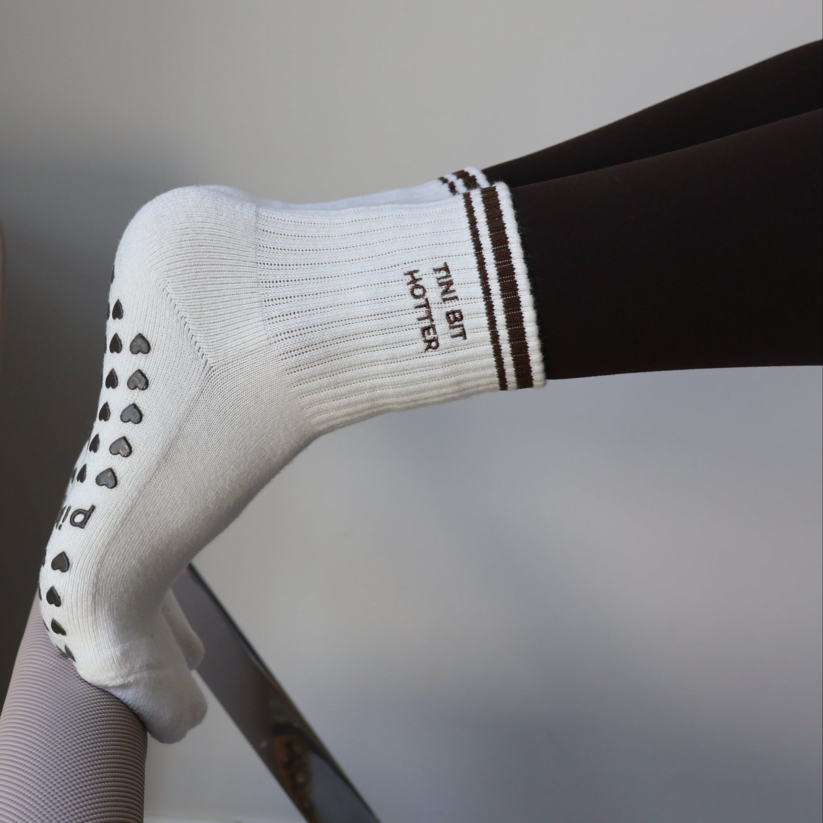tini bit hotter barre socks