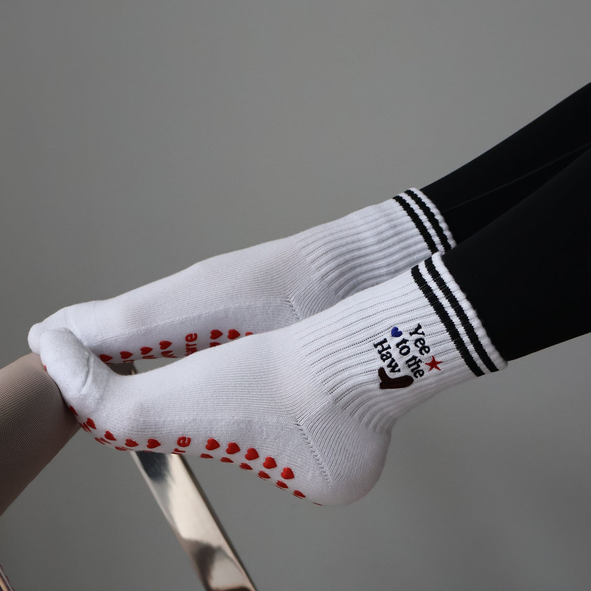 yee to the haw pilates socks